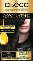Крем-краска для волос Syoss Oleo Intense стойкая 1-10 (глубокий черный) - 