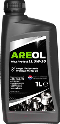 Моторное масло Areol Max Protect LL 5W30 / 5W30AR012 (1л)