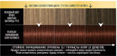Крем-краска для волос Syoss Oleo Intense стойкая 3-82 (красное дерево)