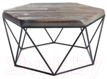 Обеденный стол Грифонсервис Loft СМ2 (черный/палисандр)