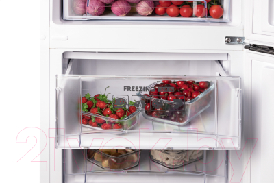 Холодильник с морозильником Nordfrost NRB 121 W