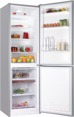 Холодильник с морозильником Nordfrost NRB 152 X