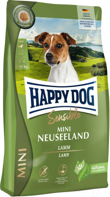 Сухой корм для собак Happy Dog Mini Neuseeland: Lamm & Reis 24/12 / 61226 (10кг)