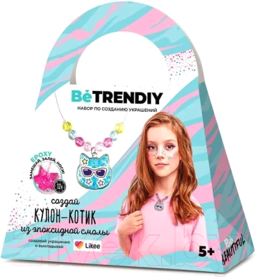 Набор для творчества Be TrenDIY Кулон-котик / B016Y