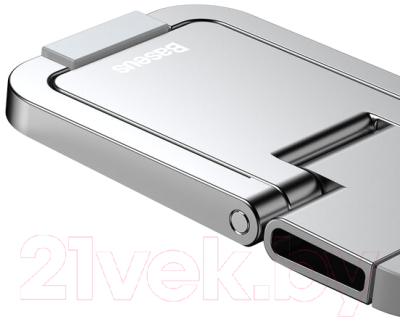 Подставка для ноутбука Baseus Slim Laptop Kickstand / LUZC000012 (2шт, серебристый)