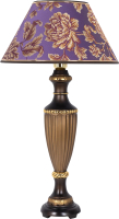 Прикроватная лампа Bogacho Маргарита / 32004 (бронзовый/фиолетовый) - 