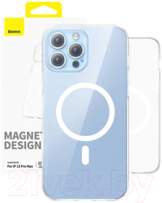 Чехол-накладка Baseus Lucent Magsafe для iPhone 13 Pro Max / P60157202203-02 (прозрачный)