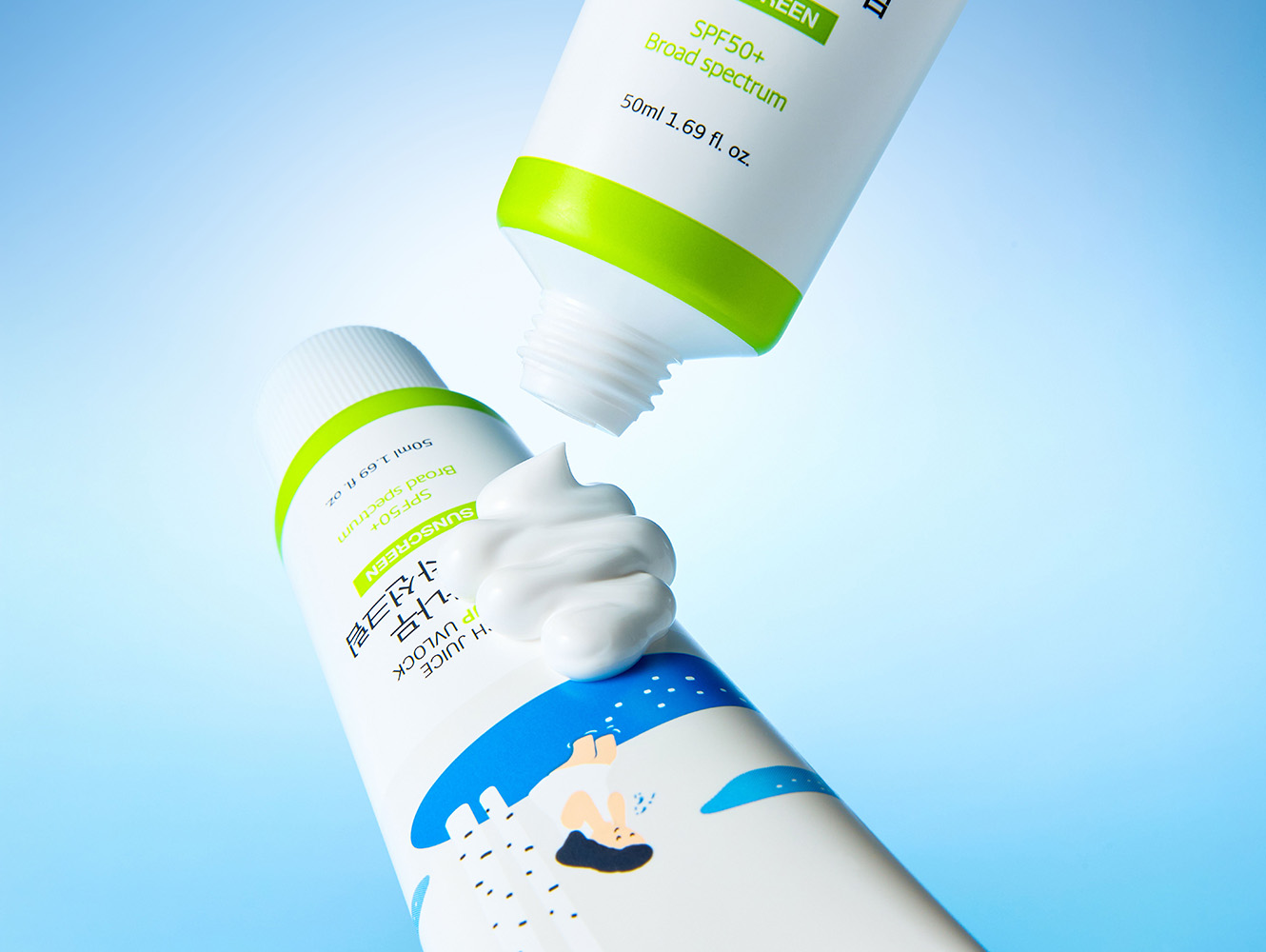 Крем солнцезащитный Round Lab Mild-up Sunscreen SPF50+PA++++ с березовым соком (50мл) — фото 2