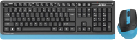 Клавиатура+мышь A4Tech Fstyler FG1035 (темно-синий) - 