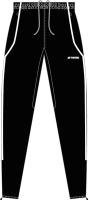 Брюки спортивные детские Atemi APNT-002JSS23-BLK (р-р 164, черный) - 