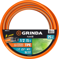 Шланг поливочный Grinda ProLine Flex / 429008-1/2-15 - 