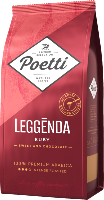 Кофе молотый Poetti Leggenda Ruby (250г)