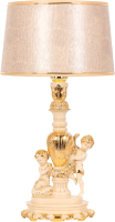 Прикроватная лампа Bogacho Путти / 32001 (айвори/игуана бежевый) - 