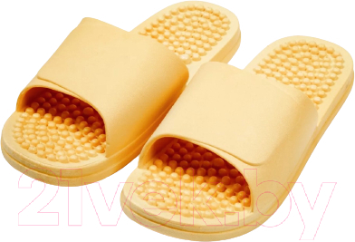 Тапочки домашние Amaro Home Healthy Feet Открытый нос / HOME-4018HF1-Yel-40 (р.40-41, желтый)