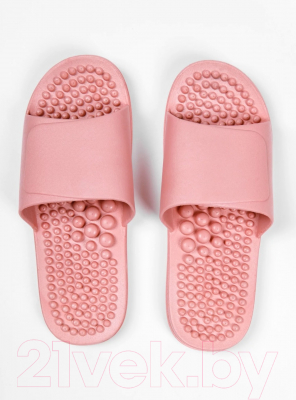 Тапочки домашние Amaro Home Healthy Feet Открытый нос / HOME-4018HF1-Pin-38 (р.38-39, розовый)