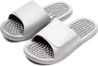 Тапочки домашние Amaro Home Healthy Feet Открытый нос / HOME-4018HF1-Gr-40 (р.40-41, серый) - 