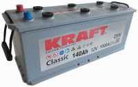 Автомобильный аккумулятор KrafT 140 (3) евро / A 135 13B03 - 
