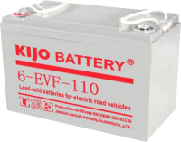 Батарея для ИБП Kijo 12V 6-EVF-110Ah M8+DIN / 6-EVF-110 - 