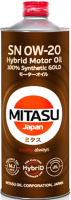 Моторное масло Mitasu Gold Hybrid SN 0W20 / MJ-102h-1 (1л) - 