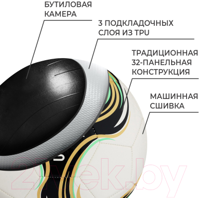 Футбольный мяч Minsa Spin 9376734 (размер 5)