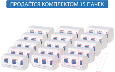 Бумажные полотенца Laima Universal White Plus / 111343 (белый)