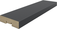 Рейка интерьерная STELLA МДФ Планкен De Luxe Black Lead (2700x60x16) - 