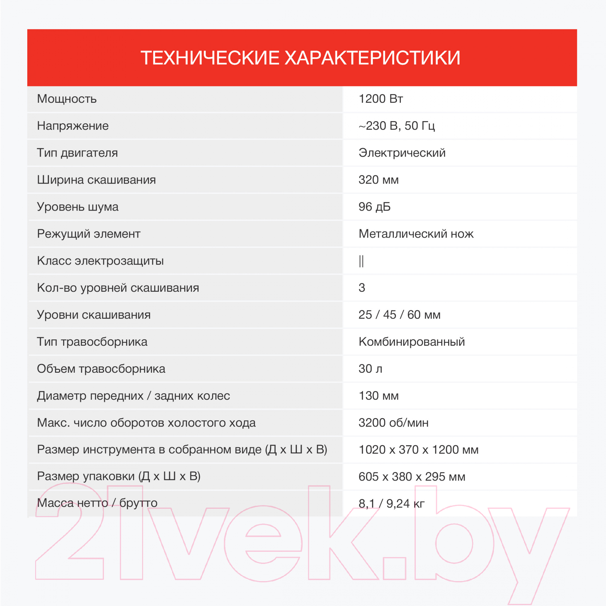 Газонокосилка электрическая StarWind ELM-1200 — фото 7