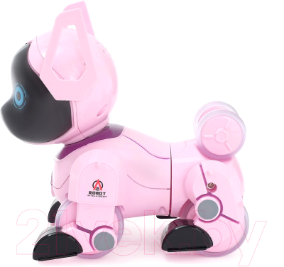 Радиоуправляемая игрушка Sima-Land Собака Паппи Z105 / 4437409 (розовый)
