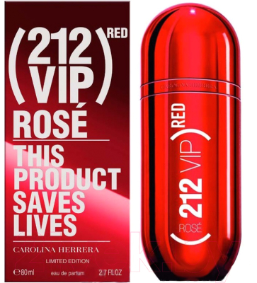 Парфюмерная вода Carolina Herrera 212 Vip Rose Red (80мл)