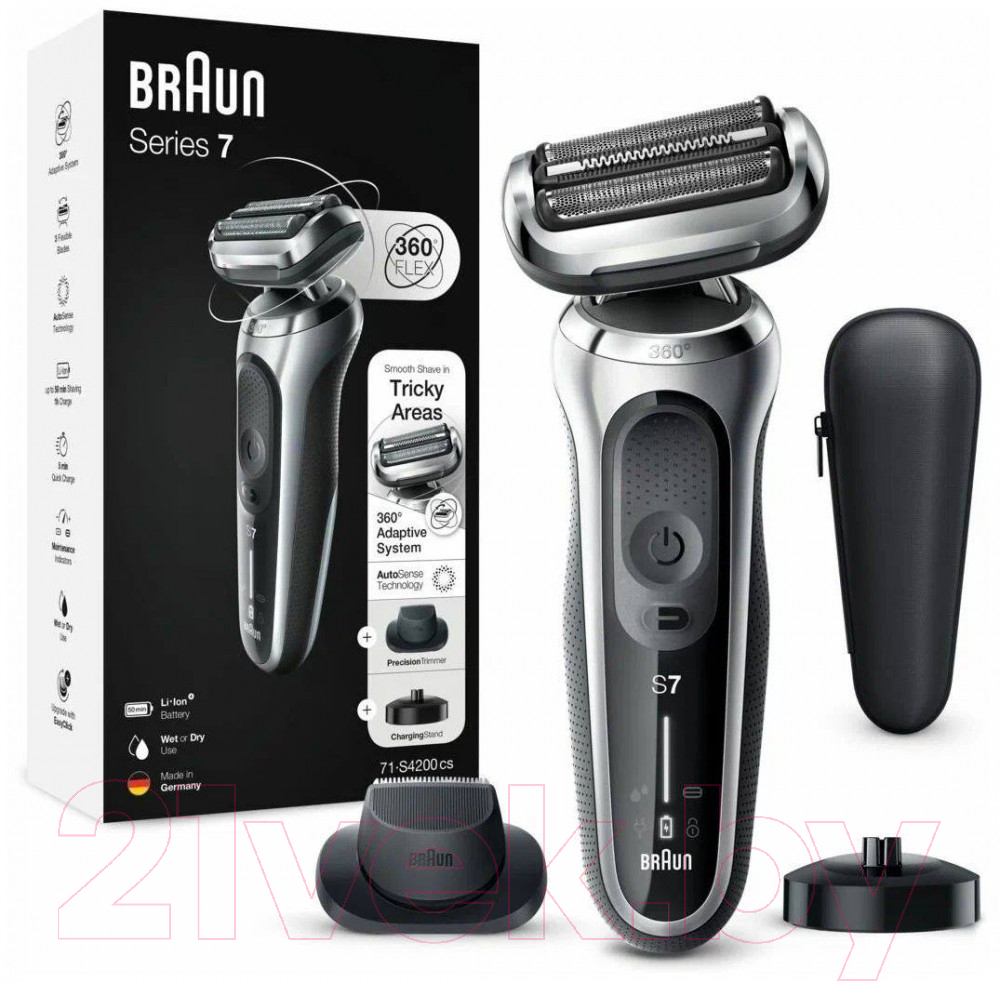 Электробритва Braun Euro Silv 7 71-S4200cs