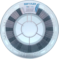 Пластик для 3D-печати REC Soft Flex 1.75мм 500г / rr1i2003 (серебристый) - 
