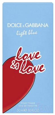 Туалетная вода Dolce&Gabbana Light Blue Love IS Love Pour Femme (50мл)