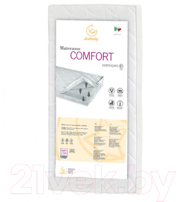 Матрас в кроватку Italbaby Babyterm Comfort 010.0510