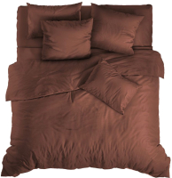 Комплект постельного белья Витэлия Евро / 9802235 (коричневый) - 