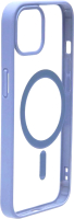 Чехол-накладка Case Acrylic MagSafe для iPhone 13 (голубой) - 