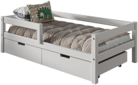 Односпальная кровать детская WoodMoon Мунни 9 80x180 / М-9.8Я - 