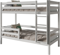 Двухъярусная кровать детская WoodMoon ВудМун 1 80x180 / ВМ-1.8 - 