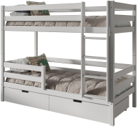 Двухъярусная кровать детская WoodMoon ВудМун 1 80x180 / ВМ-1.8Я - 