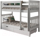 Двухъярусная кровать детская WoodMoon ВудМун 3 80x180 / ВМ-3.8Я - 