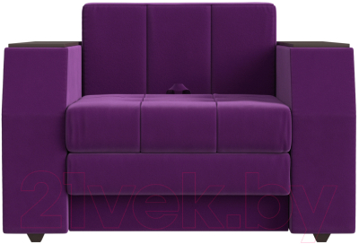Кресло-кровать Лига Диванов Атлантида / 28417 (микровельвет фиолетовый)
