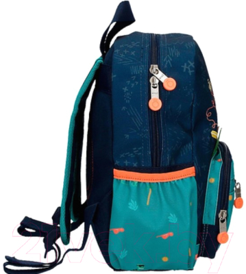 Школьный рюкзак Enso Dino artist / 9542221 (темно-синий/зеленый)