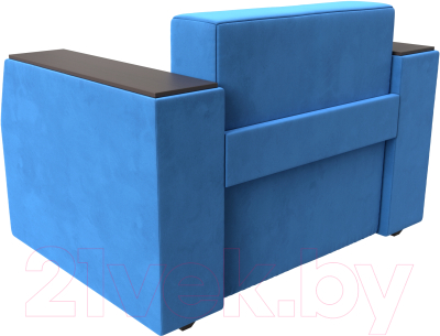 Кресло-кровать Лига Диванов Атлантида / 113837 (велюр голубой)