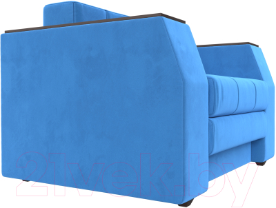 Кресло-кровать Лига Диванов Атлантида / 113837 (велюр голубой)