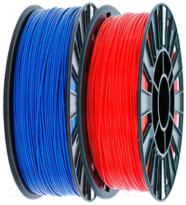 Набор для 3D-печати REC ABS PLA 625 (синий/красный)