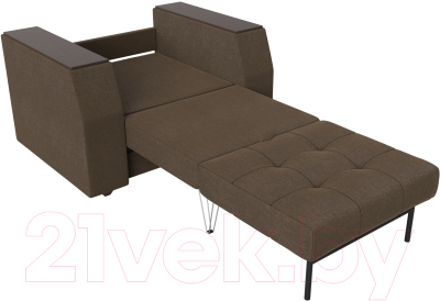 Кресло-кровать Лига Диванов Атлантида / 113877 (рогожка коричневый)