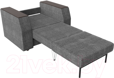Кресло-кровать Лига Диванов Атлантида / 113880 (рогожка серый)
