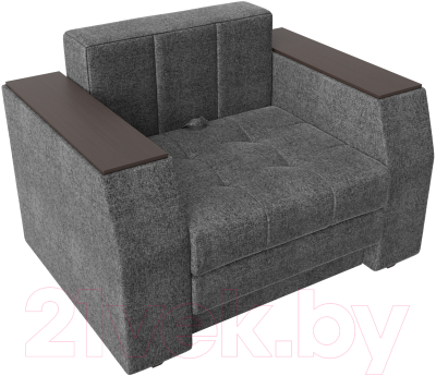 Кресло-кровать Лига Диванов Атлантида / 113880 (рогожка серый)