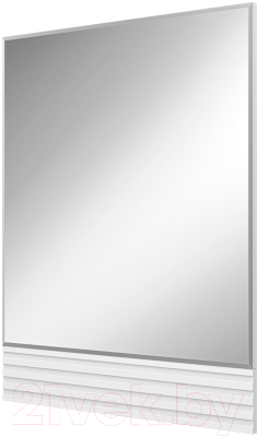 Зеркало Brevita 80 / DAK-01080 (белый/темное дерево)