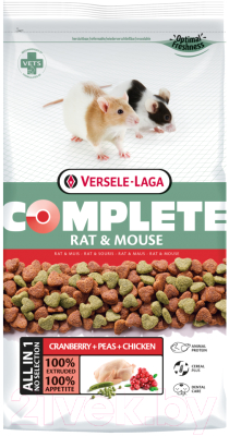 Корм для грызунов Versele-Laga Rat & Mouse Complete для крыс и мышей / 461315 (2кг)