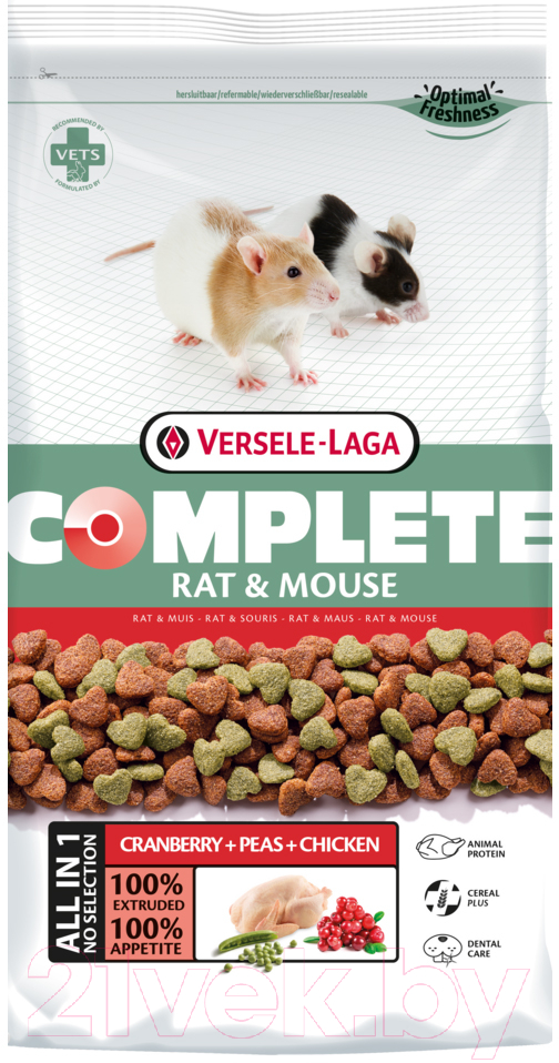 Корм для грызунов Versele-Laga Rat & Mouse Complete для крыс и мышей / 461315